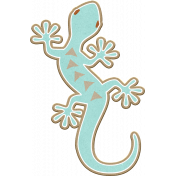 Sedona Sunrise- chipboard Lizard