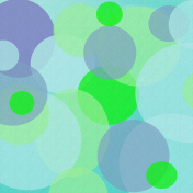 Tropical Tranquility- Circle Green / Blue Paper 