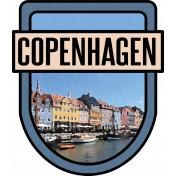 Copenhagen Word Art Crest