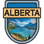 Alberta Word Art Crest