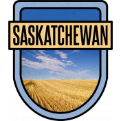 Saskatchewan Word Art Crest