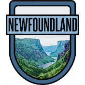 Newfoundland Word Art Crest