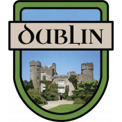 Dublin Word Art Crest