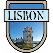 Lisbon Word Art Crest