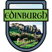 Edinburgh Word Art Crest