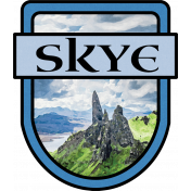 Skye Word Art Crest
