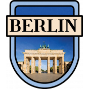 Berlin Word Art Crest