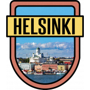 Helsinki Word Art Crest