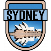 Sydney Word Art Crest