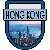 Hong Kong Word Art Crest