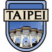 Taipei Word Art Crest