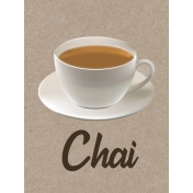 Chai Journalling Card 3x4