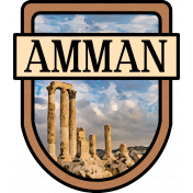 Amman Word Art Crest