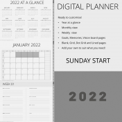 2022 Planner SUN start