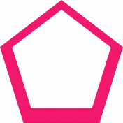 Pink Polygon Frame