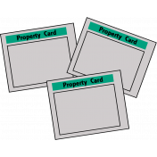 Monopoly Property Card Set