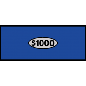 Play Money- $1000