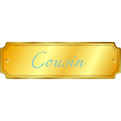 plate- Cousin