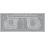 One Dollar Bill Stamp