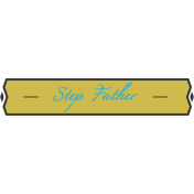 Plate- Step Father
