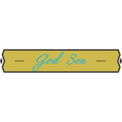 Plate- God Son