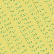 Tax Time Yellow Paper