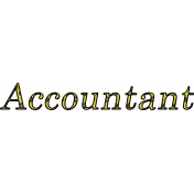 Word Art- Accountant