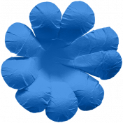 Blue Paper Flower