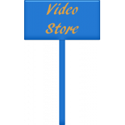 video store sign