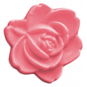 Pink Flower Button