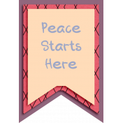 Peace Starts Here Banner