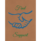 Find Support pocket card