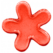 MSC- Red Plastic Flower