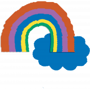 Sing A Rainbow: Rainbow and Cloud