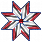 Patriotic Kaleidoscope- Star 1