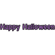 Happy Halloween 1- Words- Happy Halloween Purple