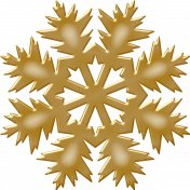 Gold Snowflake 2