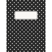 Good Day- Journal Card Polka Dots 3x4v