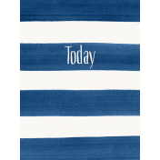 Good Day- Journal Card Paint Stripes Today 3x4v