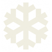 Christmas Day_Sticker Snowflake 2 White