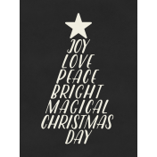 Christmas Day- JC Words Black 3x4