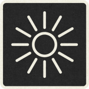 Picnic Day_Pictogram Chip_Black_Sun