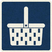 Picnic Day_Pictogram Chip_Blue Dark_Picnic Basket