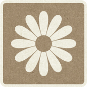 Picnic Day_Pictogram Chip_Brown_Flower