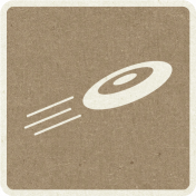 Picnic Day_Pictogram Chip_Brown_Frisbee