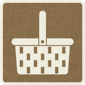 Picnic Day_Pictogram Chip_Brown Dark_Picnic Basket