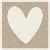 Picnic Day_Pictogram Chip_Brown Light_Heart