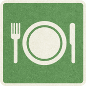 Picnic Day_Pictogram Chip_Green_Plate