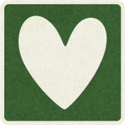 Picnic Day_Pictogram Chip_Green Dark_Heart