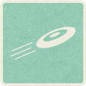 Picnic Day_Pictogram Chip_Mint_Frisbee
